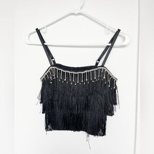 SHEIN black crop top